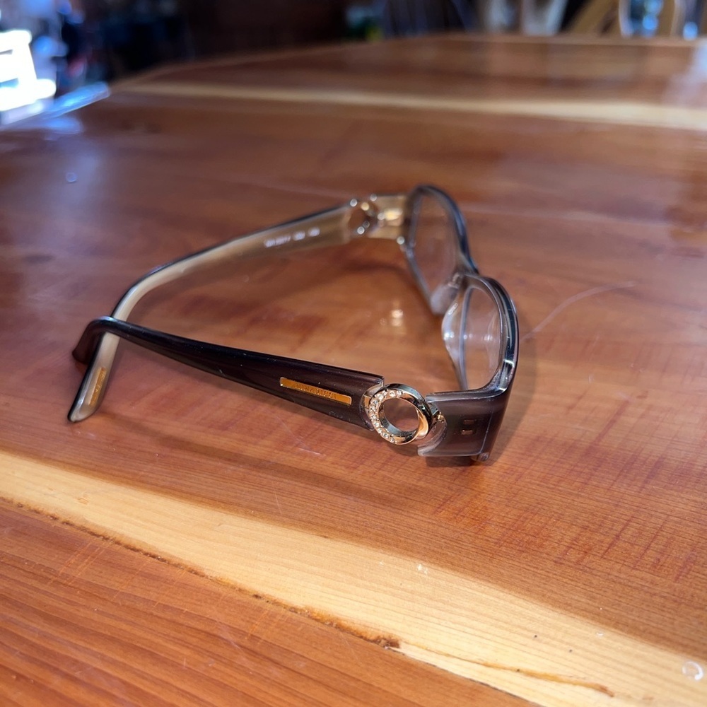 Nina Ricci Brown Rectangular Eyeglasses Prescription - Picture 7 of 8